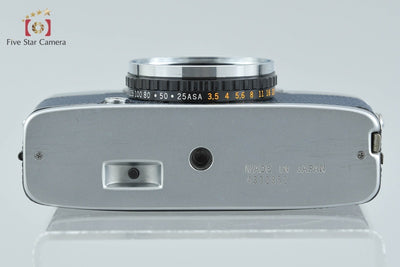 【中古】OLYMPUS オリンパス PEN EE-3 ネイビー コンパクトフィルムカメラ