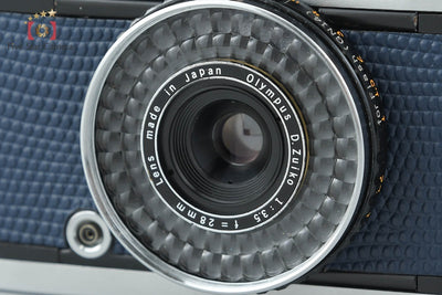 【中古】OLYMPUS オリンパス PEN EE-3 ネイビー コンパクトフィルムカメラ