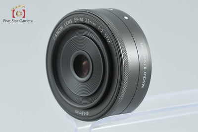 【中古】Canon キヤノン EF-M 22mm f/2 STM ブラック