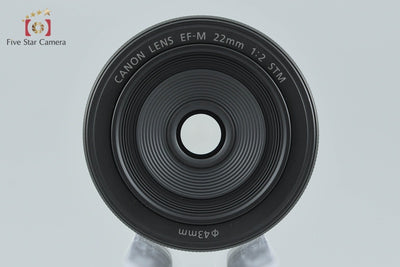 【中古】Canon キヤノン EF-M 22mm f/2 STM ブラック