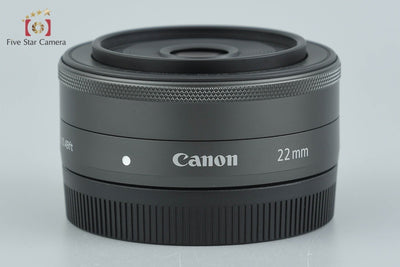 【中古】Canon キヤノン EF-M 22mm f/2 STM ブラック