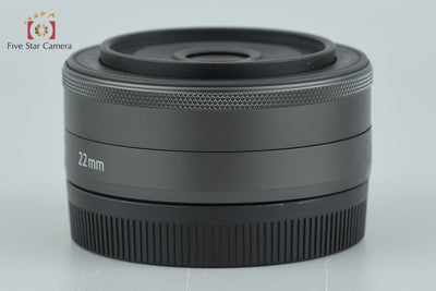 【中古】Canon キヤノン EF-M 22mm f/2 STM ブラック