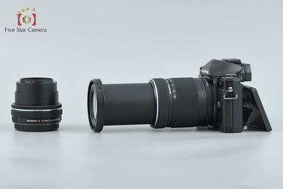 【中古】OLYMPUS オリンパス OM-D E-M10 Mark II EZ ダブルズームキット ブラック 元箱付き