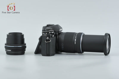 【中古】OLYMPUS オリンパス OM-D E-M10 Mark II EZ ダブルズームキット ブラック 元箱付き