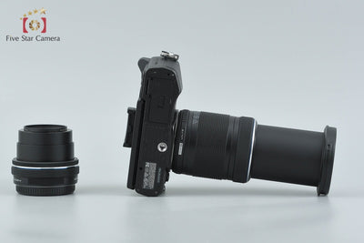 【中古】OLYMPUS オリンパス OM-D E-M10 Mark II EZ ダブルズームキット ブラック 元箱付き