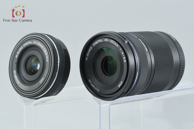 【中古】OLYMPUS オリンパス OM-D E-M10 Mark II EZ ダブルズームキット ブラック 元箱付き