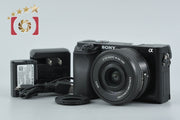 【中古】SONY ソニー α6000 ILCE-6000 ブラック パワーズームレンズキット シャッター回数僅少 多言語対応