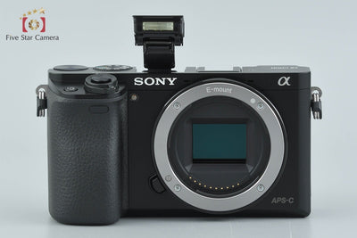 【中古】SONY ソニー α6000 ILCE-6000 ブラック パワーズームレンズキット シャッター回数僅少 多言語対応