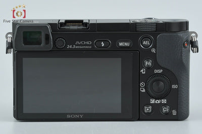 【中古】SONY ソニー α6000 ILCE-6000 ブラック パワーズームレンズキット シャッター回数僅少 多言語対応