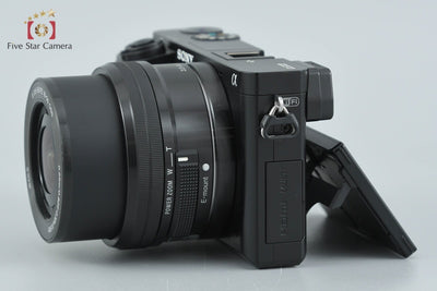 【中古】SONY ソニー α6000 ILCE-6000 ブラック パワーズームレンズキット シャッター回数僅少 多言語対応