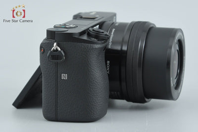 【中古】SONY ソニー α6000 ILCE-6000 ブラック パワーズームレンズキット シャッター回数僅少 多言語対応