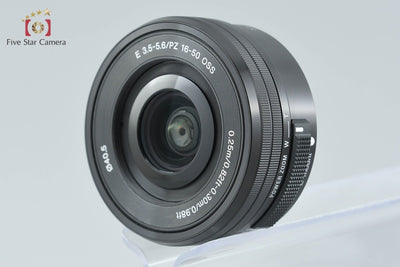【中古】SONY ソニー α6000 ILCE-6000 ブラック パワーズームレンズキット シャッター回数僅少 多言語対応