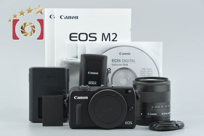 【中古】Canon キヤノン EOS M EF-M 18-55 IS STM レンズキット ブラック