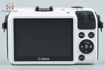 【中古】Canon キヤノン EOS M EF-M 18-55 IS STM レンズキット ホワイト