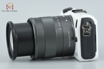【中古】Canon キヤノン EOS M EF-M 18-55 IS STM レンズキット ホワイト