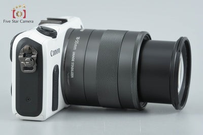 【中古】Canon キヤノン EOS M EF-M 18-55 IS STM レンズキット ホワイト