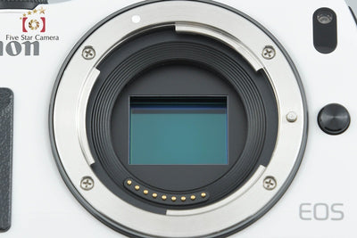 【中古】Canon キヤノン EOS M EF-M 18-55 IS STM レンズキット ホワイト