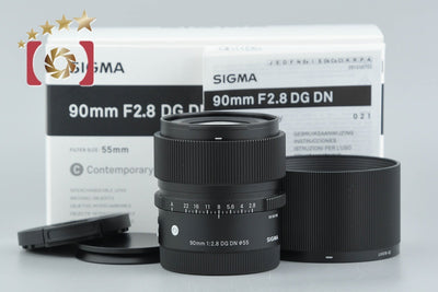 【中古】SIGMA シグマ 90mm f/2.8 DG DN Contemporary ソニーEマウント用 元箱付き