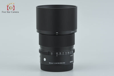 【中古】SIGMA シグマ 90mm f/2.8 DG DN Contemporary ソニーEマウント用 元箱付き