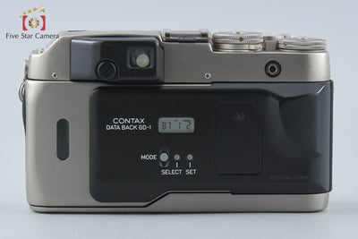 【中古】CONTAX コンタックス G1 ROM改 GD-1 データバック付属