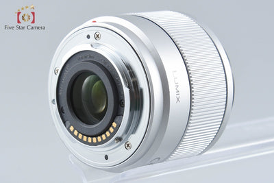 【中古】Panasonic パナソニック LUMIX G 25mm f/1.7 ASPH. H-H025 シルバー