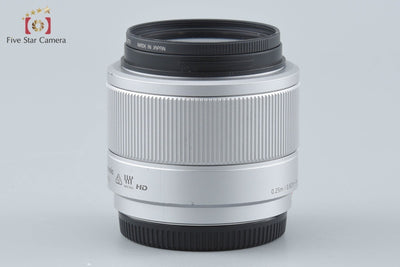 【中古】Panasonic パナソニック LUMIX G 25mm f/1.7 ASPH. H-H025 シルバー