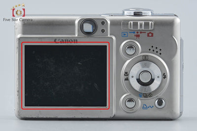 【中古】Canon キヤノン IXY Digital 50 シルバー コンパクトデジタルカメラ