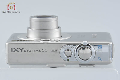 【中古】Canon キヤノン IXY Digital 50 シルバー コンパクトデジタルカメラ