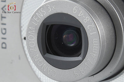 【中古】Canon キヤノン IXY Digital 50 シルバー コンパクトデジタルカメラ