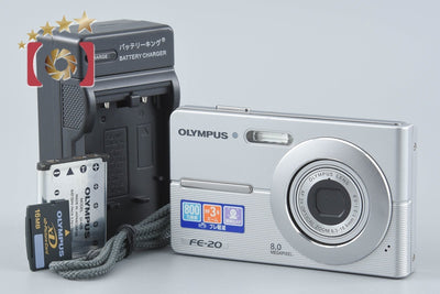 【中古】OLYMPUS オリンパス Camedia FE-20 シルバー コンパクトデジタルカメラ