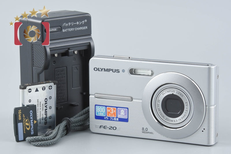 【中古】OLYMPUS オリンパス Camedia FE-20 シルバー コンパクトデジタルカメラ