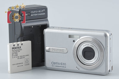 【中古】PENTAX ペンタックス Optio E85 シルバー コンパクトデジタルカメラ