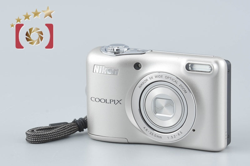 【中古】Nikon ニコン COOLPIX L32 シルバー コンパクトデジタルカメラ