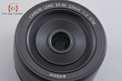 【中古】Canon キヤノン EF-M 22mm f/2 STM ブラック