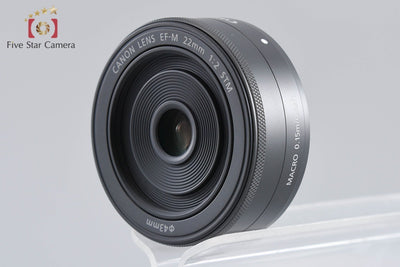 【中古】Canon キヤノン EF-M 22mm f/2 STM ブラック