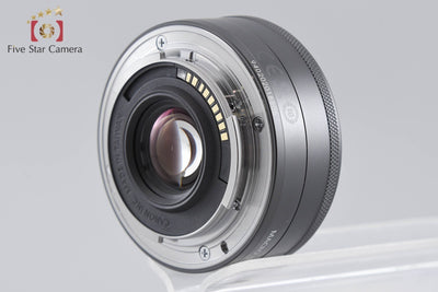 【中古】Canon キヤノン EF-M 22mm f/2 STM ブラック
