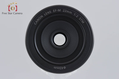 【中古】Canon キヤノン EF-M 22mm f/2 STM ブラック