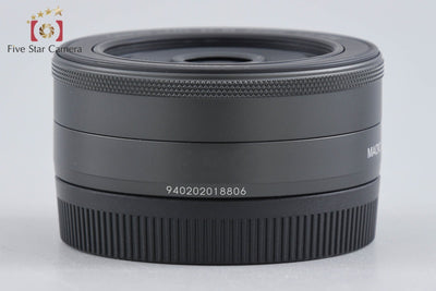 【中古】Canon キヤノン EF-M 22mm f/2 STM ブラック