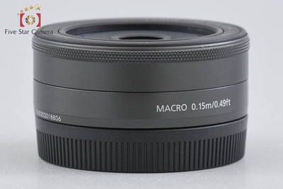 【中古】Canon キヤノン EF-M 22mm f/2 STM ブラック