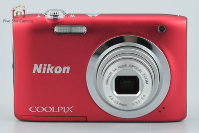 【中古】Nikon ニコン COOLPIX A100 レッド コンパクトデジタルカメラ