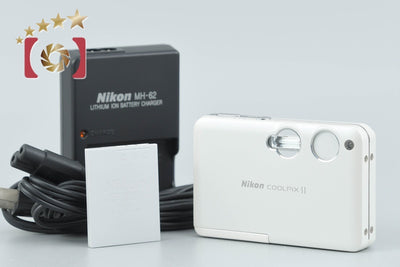 【中古】Nikon ニコン COOLPIX S1 ホワイト コンパクトデジタルカメラ