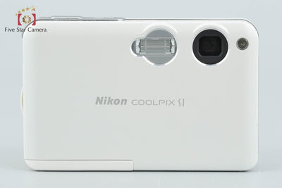 【中古】Nikon ニコン COOLPIX S1 ホワイト コンパクトデジタルカメラ