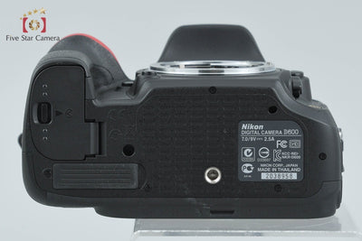 【中古】Nikon ニコン D600 デジタル一眼レフカメラ シャッター回数僅少