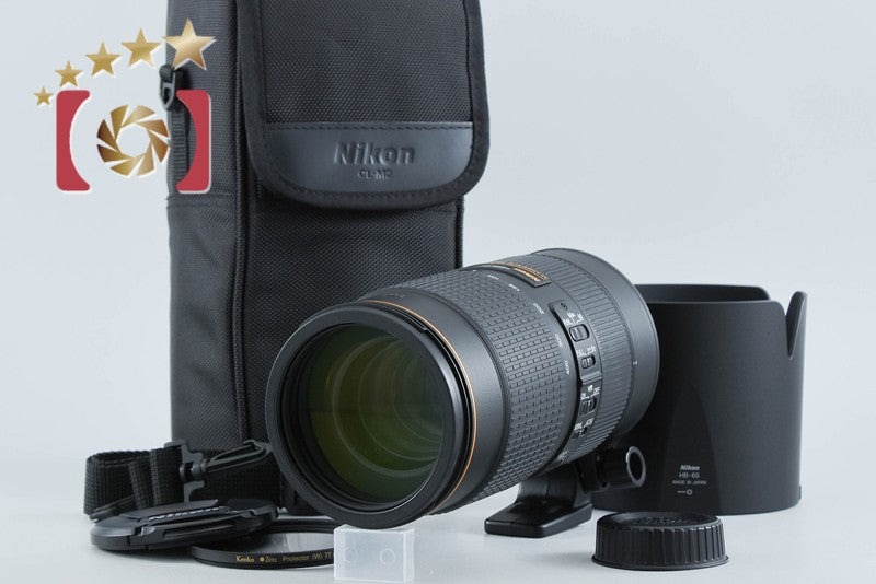 【中古】Nikon ニコン AF-S NIKKOR 80-400mm f/4.5-5.6 G ED VR