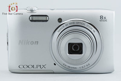 【中古】Nikon ニコン COOLPIX S3600 クリスタルシルバー コンパクトデジタルカメラ