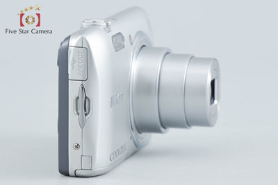 【中古】Nikon ニコン COOLPIX S3600 クリスタルシルバー コンパクトデジタルカメラ