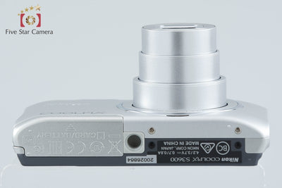 【中古】Nikon ニコン COOLPIX S3600 クリスタルシルバー コンパクトデジタルカメラ
