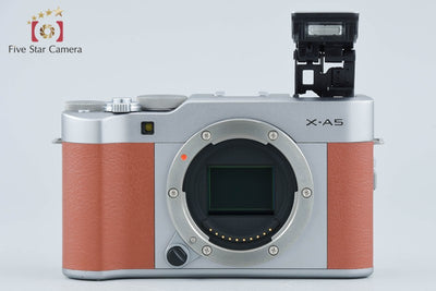 【中古】FUJIFILM 富士フイルム X-A5 ブラウン ミラーレス一眼カメラ