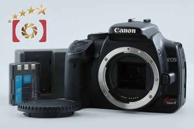 【中古】Canon キヤノン EOS Kiss Digital X ブラック デジタル一眼レフカメラ