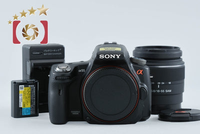 【中古】SONY ソニー α55 SLT-A55V ズームレンズキット